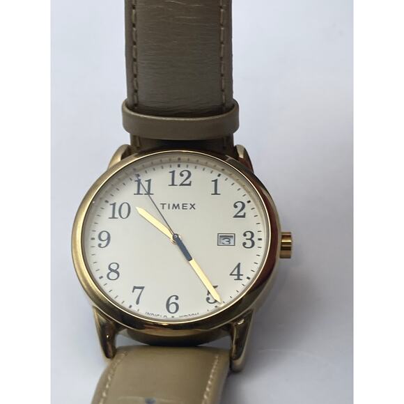 Timex Men's Indiglo Watch 38mm WR 30m Date Time - Adjustable Band - New Battery - Picture 4 of 11